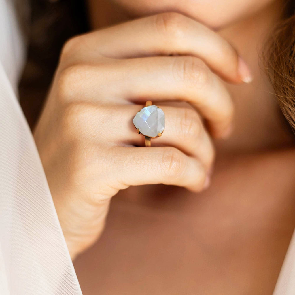 Nura Moonstone Ring