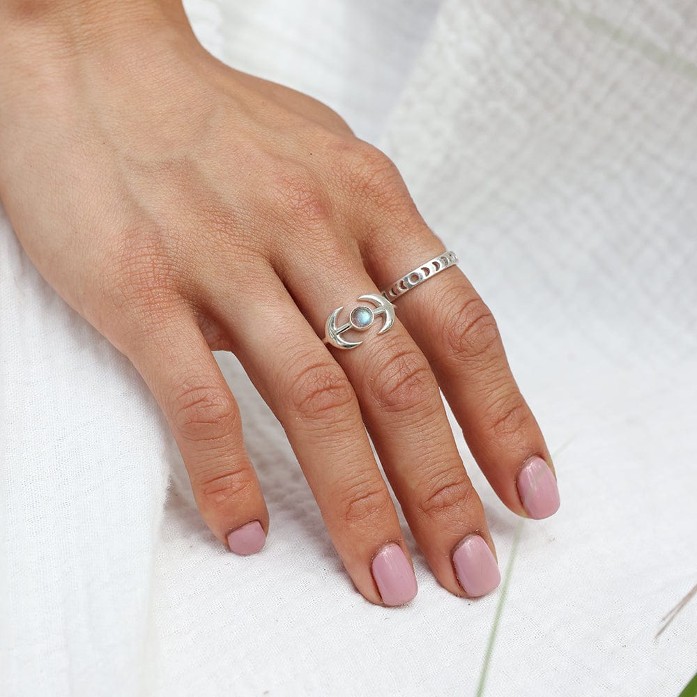 Silver Selene Ring